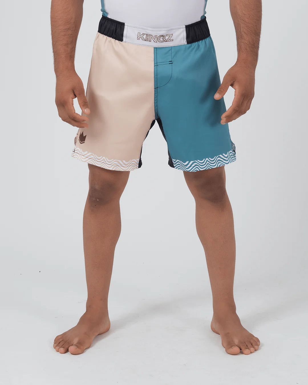 Short BJJ / MMA KINGZ Flow Performance Series - TAN - Barbati