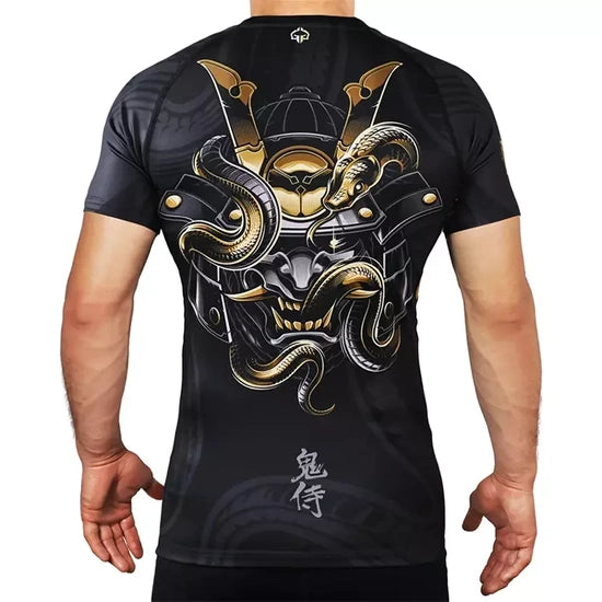Rashguard Maneca Scurta GROUND GAME Oni Samurai