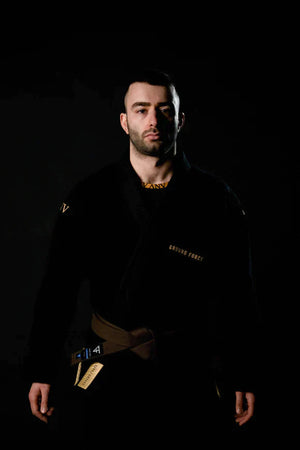 Kimono Brazilian Jiu Jitsu GROUND FORCE ANV Gi - Negru