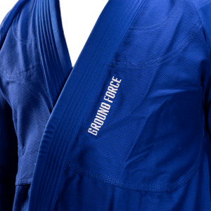 Kimono Brazilian Jiu Jitsu GROUND FORCE Basic Gi V2 - Albastru
