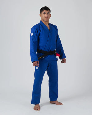 Kimono Brazilian Jiu Jitsu KINGZ The ONE V2 - Albastru