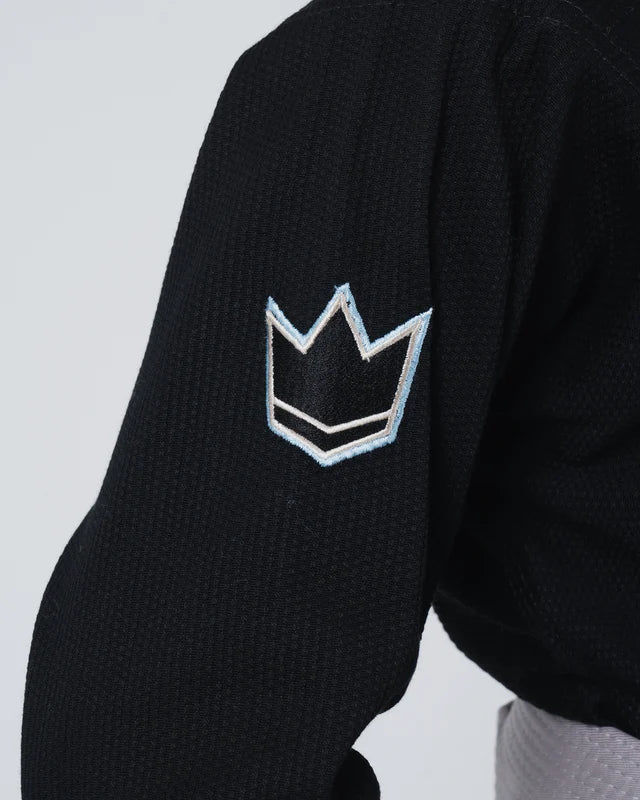 Kimono Copii Brazilian Jiu Jitsu – Kingz Nano 3.0 Gi – Negru (Varianta 2024)