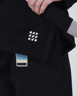 Kimono Copii Brazilian Jiu Jitsu – Kingz Nano 3.0 Gi – Negru (Varianta 2024)