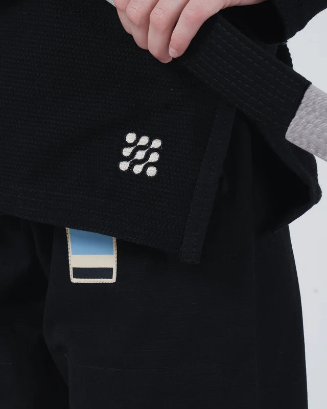 Kimono Copii Brazilian Jiu Jitsu – Kingz Nano 3.0 Gi – Negru (Varianta 2024)