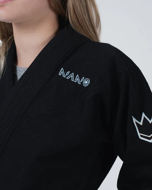 Kimono Copii Brazilian Jiu Jitsu – Kingz Nano 3.0 Gi – Negru (Varianta 2024)