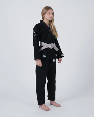 Kimono Copii Brazilian Jiu Jitsu – Kingz Nano 3.0 Gi – Negru (Varianta 2024)