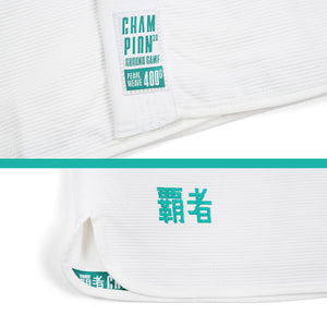 Kimono Femei Brazilian Jiu Jitsu GROUND GAME Champion 3.0 Mint - Alb