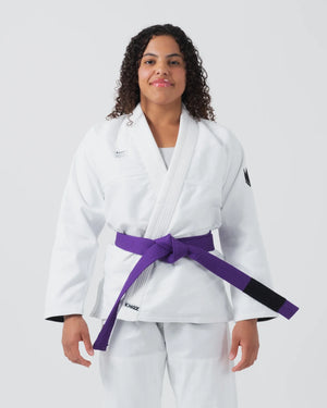 Kimono Femei Brazilian Jiu Jitsu KINGZ Kore V2 - Alb