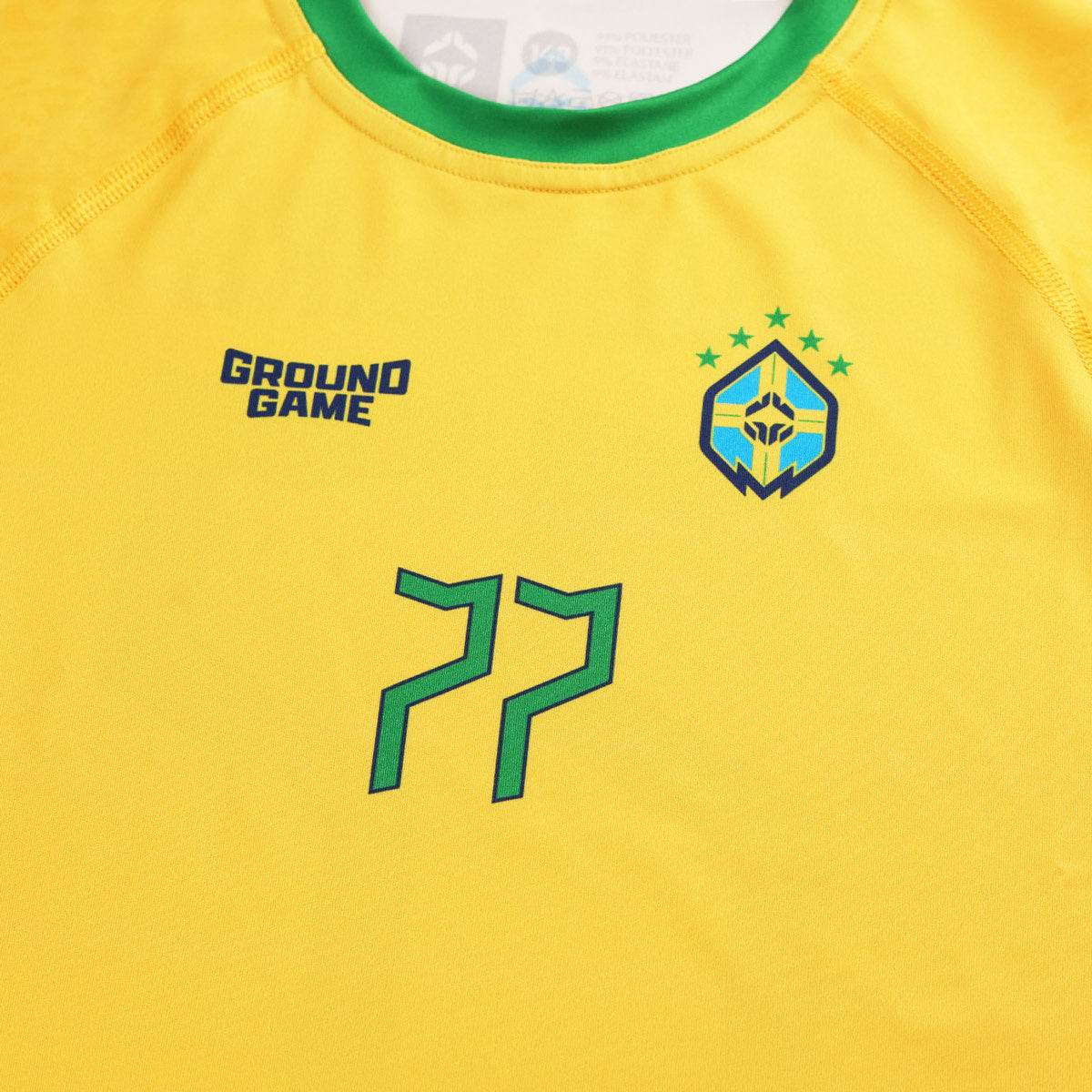 Rashguard Copii Maneca Scurta GROUND GAME Brazil