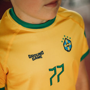 Rashguard Copii Maneca Scurta GROUND GAME Brazil