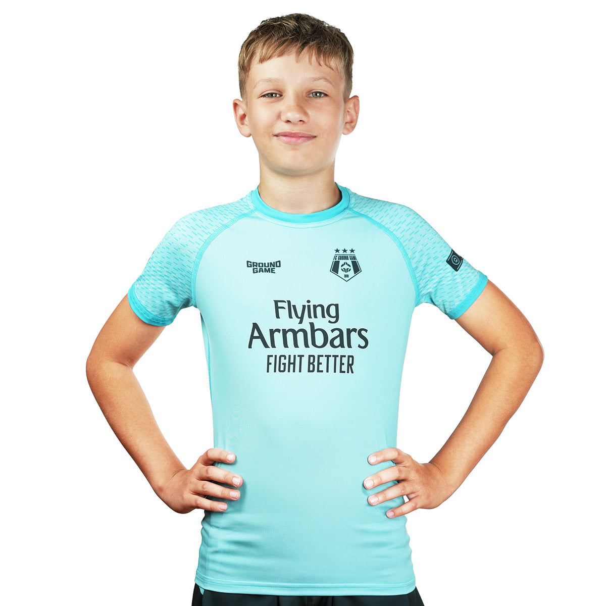 Rashguard Copii Maneca Scurta GROUND GAME FC Armbar