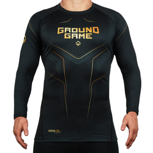 Rashguard Maneca Lunga GROUND GAME Gold 2.0