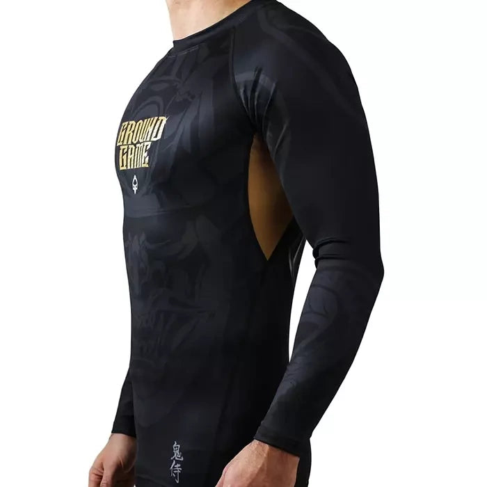 Rashguard Maneca Lunga GROUND GAME Oni Samurai