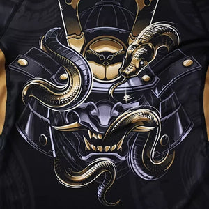 Rashguard Maneca Lunga GROUND GAME Oni Samurai