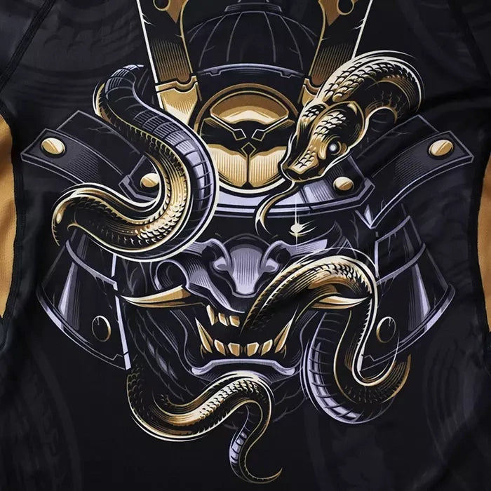 Rashguard Maneca Lunga GROUND GAME Oni Samurai