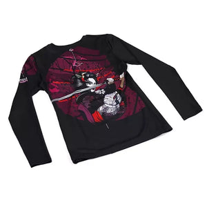 Rashguard Maneca Lunga GROUND GAME Tsuru Warrior - Femei