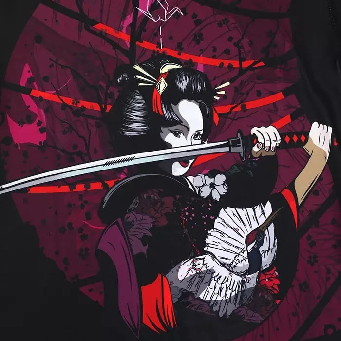 Rashguard Maneca Lunga GROUND GAME Tsuru Warrior - Femei