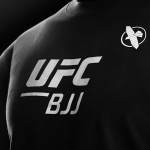 Tricou HAYABUSA X UFC BJJ - Negru
