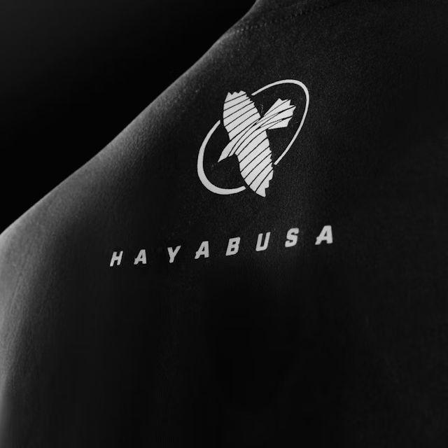 Tricou HAYABUSA X UFC BJJ - Negru