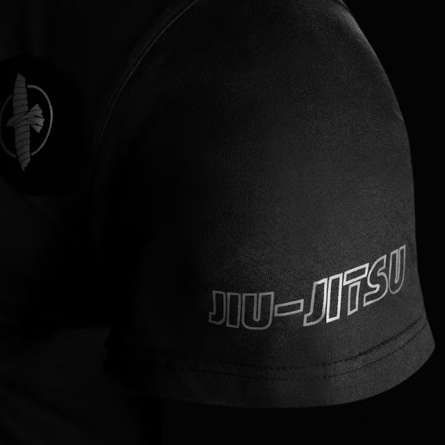 Tricou HAYABUSA X UFC BJJ - Negru
