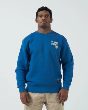 KINGZ Hoodie/Sweatshirt Bluza KINGZ Fearless Crew - Albastra