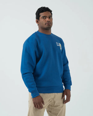 KINGZ Hoodie/Sweatshirt Bluza KINGZ Fearless Crew - Albastra