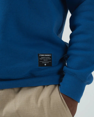 KINGZ Hoodie/Sweatshirt Bluza KINGZ Fearless Crew - Albastra