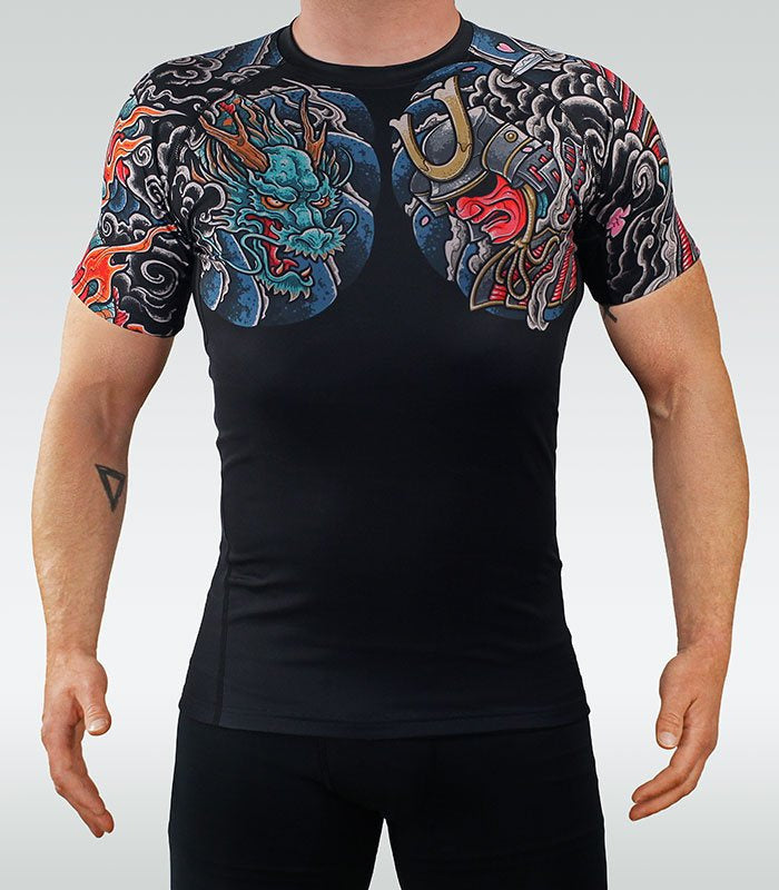 Rashguard Maneca Scurta GROUND GAME Bushido 3.0