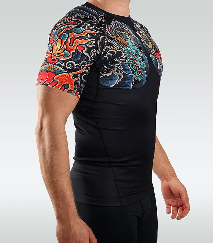 Rashguard Maneca Scurta GROUND GAME Bushido 3.0
