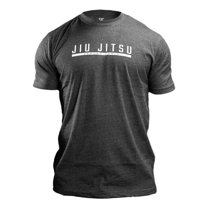 Tricou GROUND FORCE Jiu Jitsu V2 -  Gri