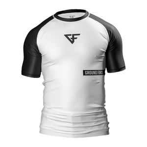 Ground Force Rashguard XS GROUND FORCE Rank Rashguard Short Sleeve Black