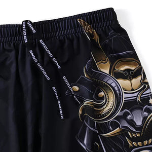 Ground Game GROUND GAME Kids Training Shorts Oni Samurai