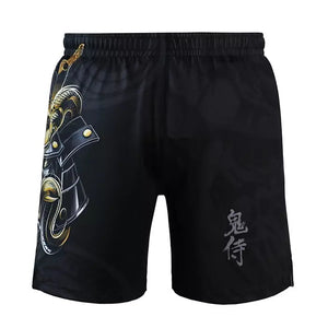 Ground Game Kids Training Shorts Oni Samurai