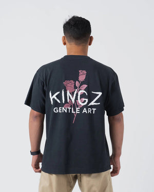KINGZ T-Shirt KINGZ Rose V2 Tee Black