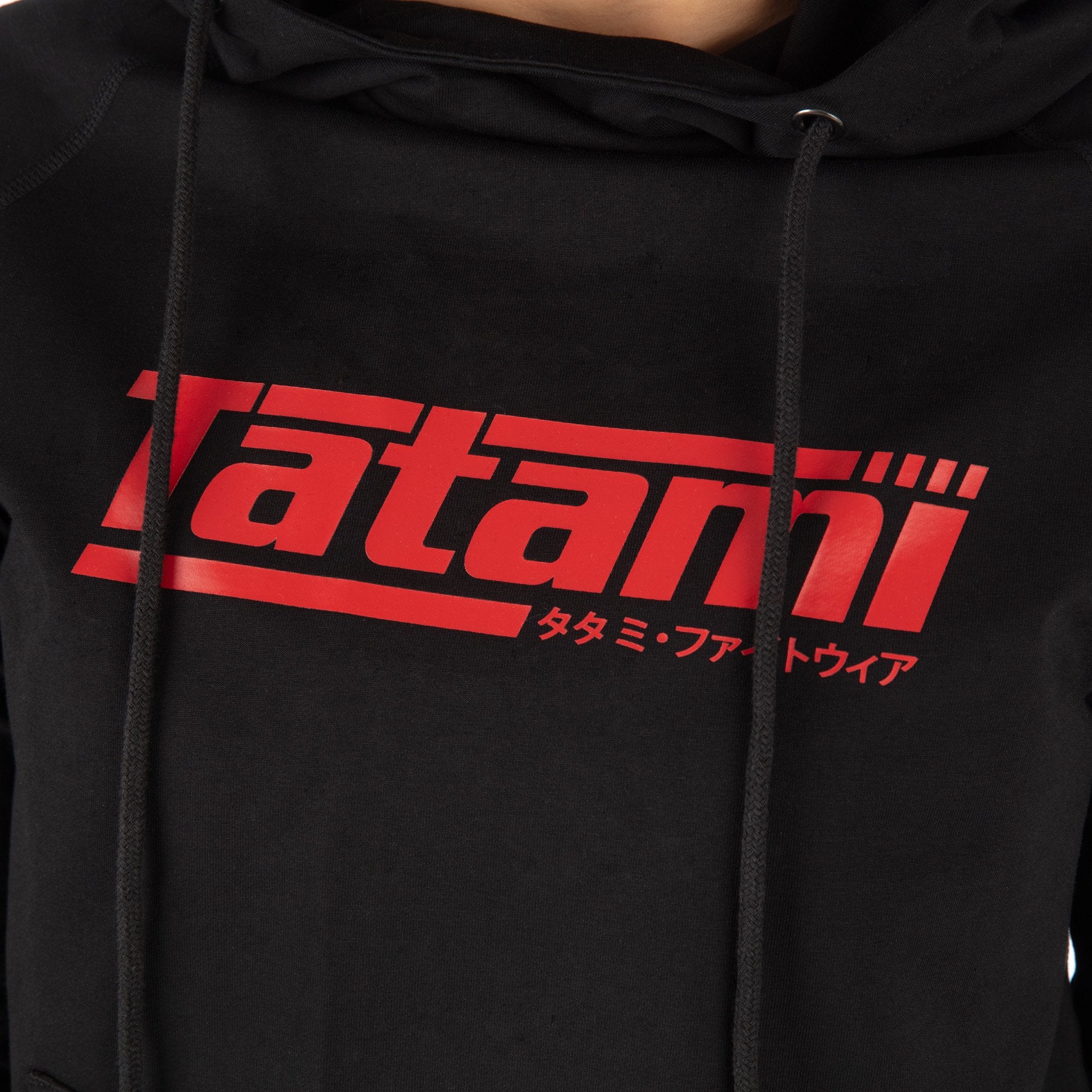 Tatami Fightwear Hoodie Ladies Logo Hoodie - Black & Red