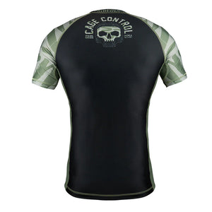 PRIDE OR DIE PRIDE OR DIE Rashguard "CAGE CONTROL" - Black