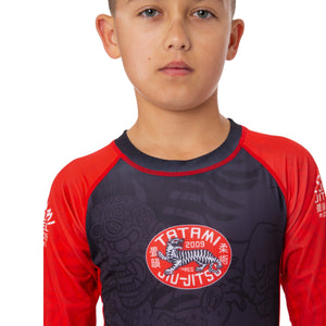 Tatami Fightwear Rash Guard TATAMI Kids Takedown Tiger Eco Tech Recycled Rash Guard