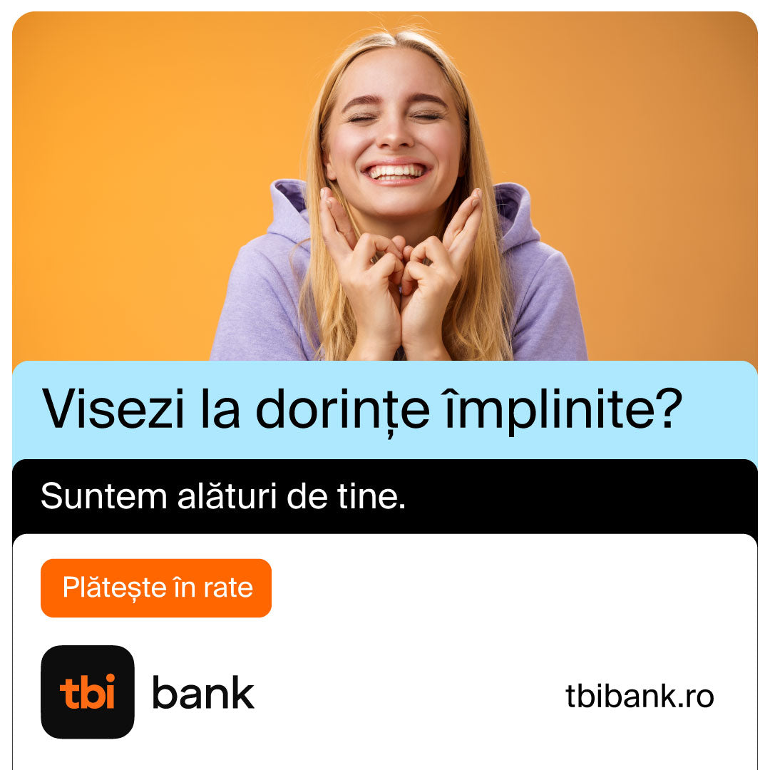 Pe BJJmall.ro, cumperi acum, plătești mai tarziu, prin tbi bank!