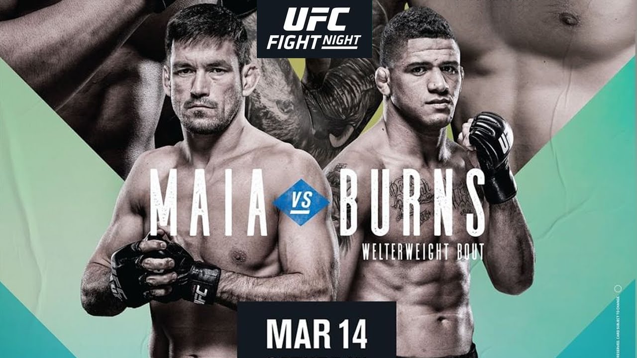 Gilbert Burns vs Demian Maia - full video