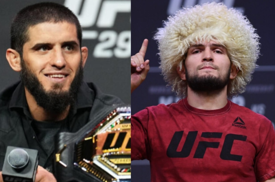 Khabib Nurmagomedov trage tare de Islam Makhachev la antrenamente inainte de UFC 302! (VIDEO)