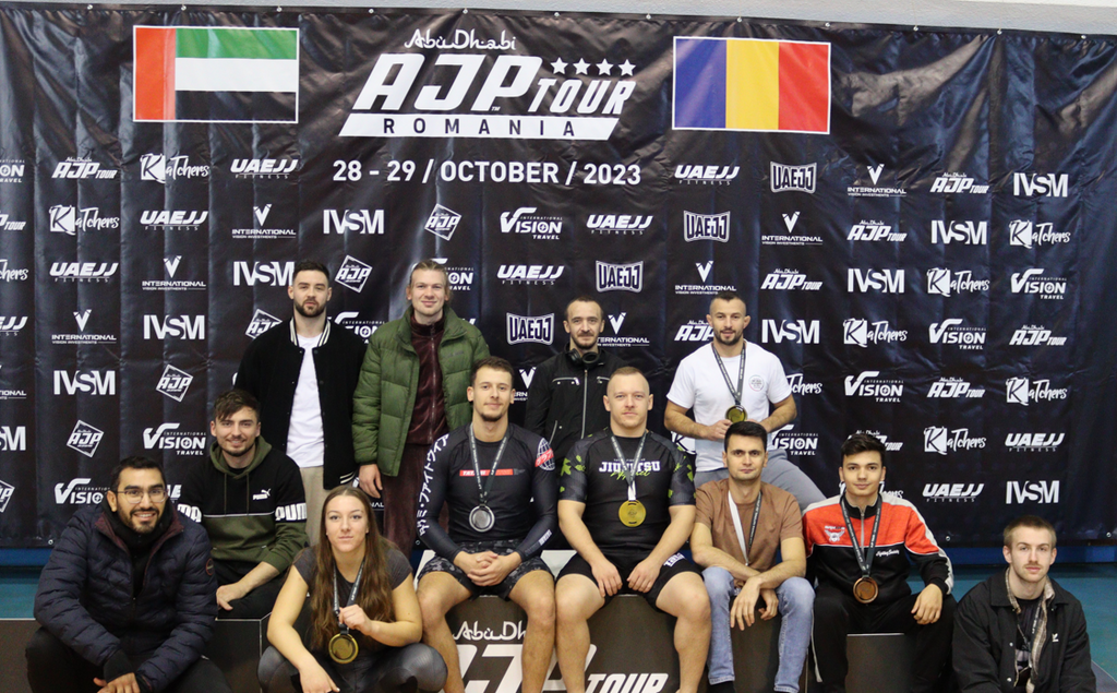 Intra sa vezi toate pozele de la AJP Tour Romania National Jiu-Jitsu Championship GI &amp; NO GI 2023!
