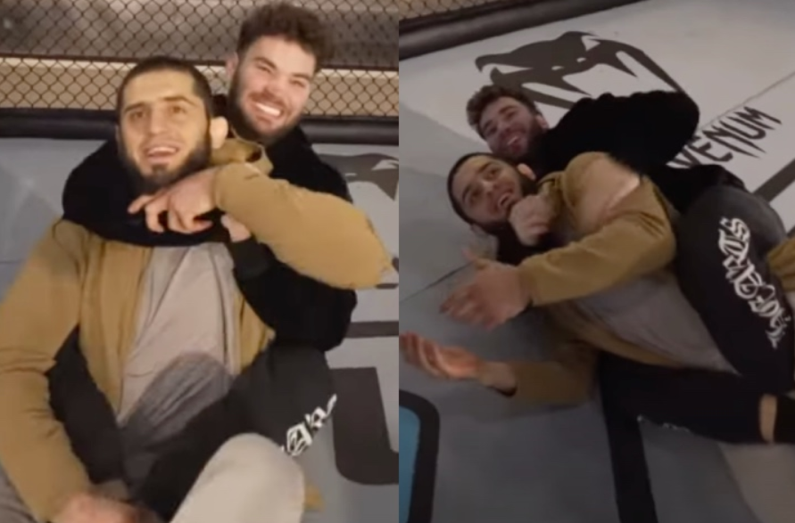 Youtuberul Adin Ross incearca sa-i faca un RNC campionului UFC Islam Makhachev – Vezi ce s-a intamplat! (VIDEO)