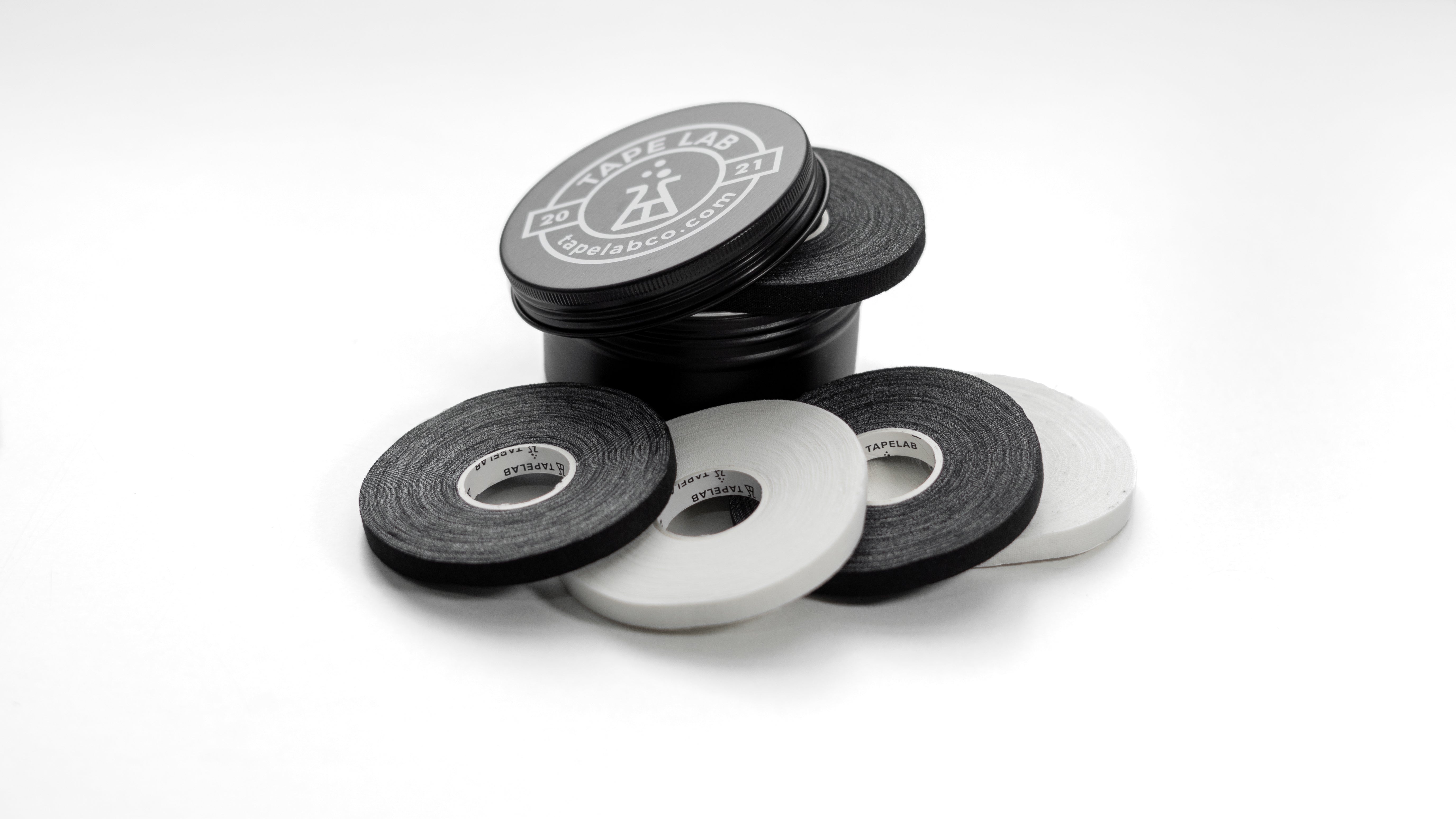 TAPE LAB Finger Tape Yin-Yang 2.0 ( 3x Negre + 2x Albe + Cutie Depozitare Neagra )