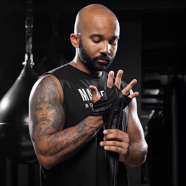 Fase Box 4,5M HAYABUSA X MAYWEATHER - Negru / Gri
