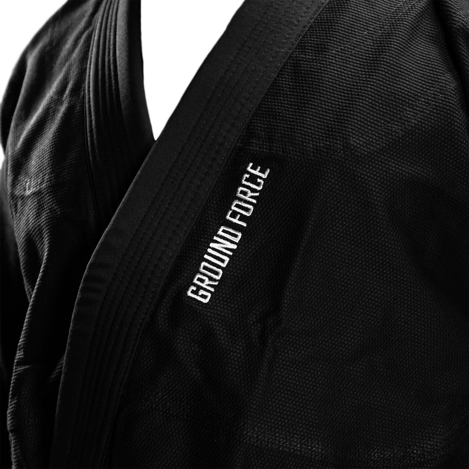 Kimono Brazilian Jiu Jitsu GROUND FORCE Basic Gi V2 - Negru