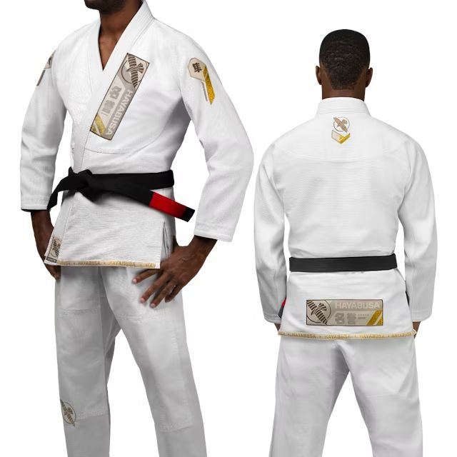 Kimono Brazilian Jiu Jitsu HAYABUSA Ascend Lightweight - Alb