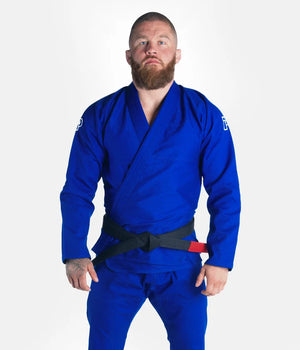 Kimono Brazilian Jiu Jitsu PROGRESS The Academy - Albastru ( Centura Alba Inclusa )