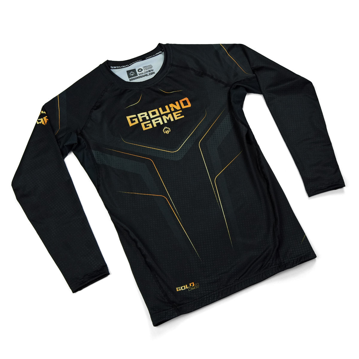 Rashguard Maneca Lunga GROUND GAME Gold 2.0