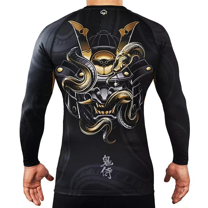 Rashguard Maneca Lunga GROUND GAME Oni Samurai