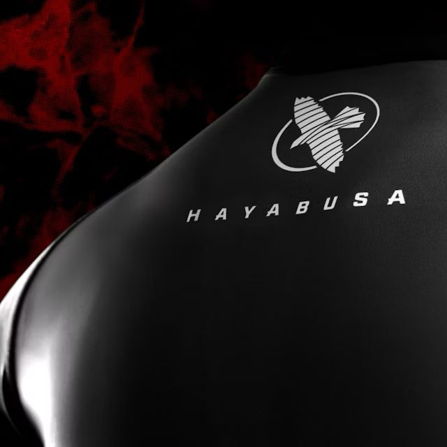 Rashguard Maneca Lunga HAYABUSA X UFC - Negru / Rosu